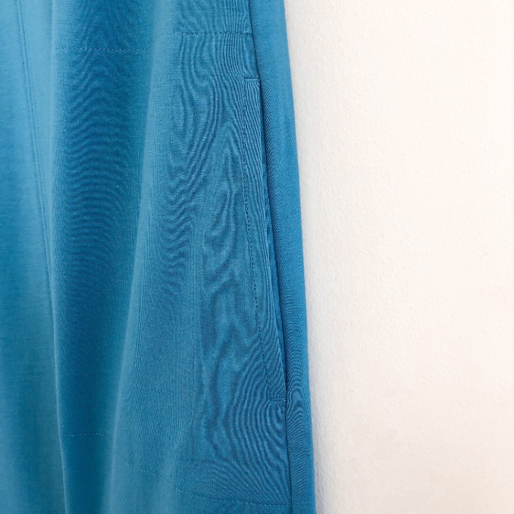 J. Jill Wearever Jersey Elliptical A- Line Dress Dragonfly LP NWOT - Picture 6 of 8